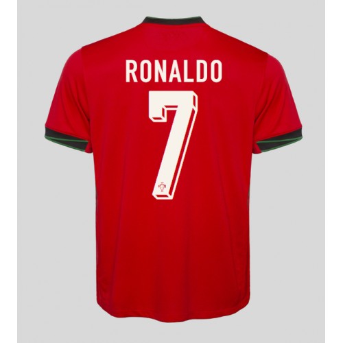 Fotbalové Dres Portugalsko Cristiano Ronaldo #7 Domácí ME 2024 Krátký Rukáv